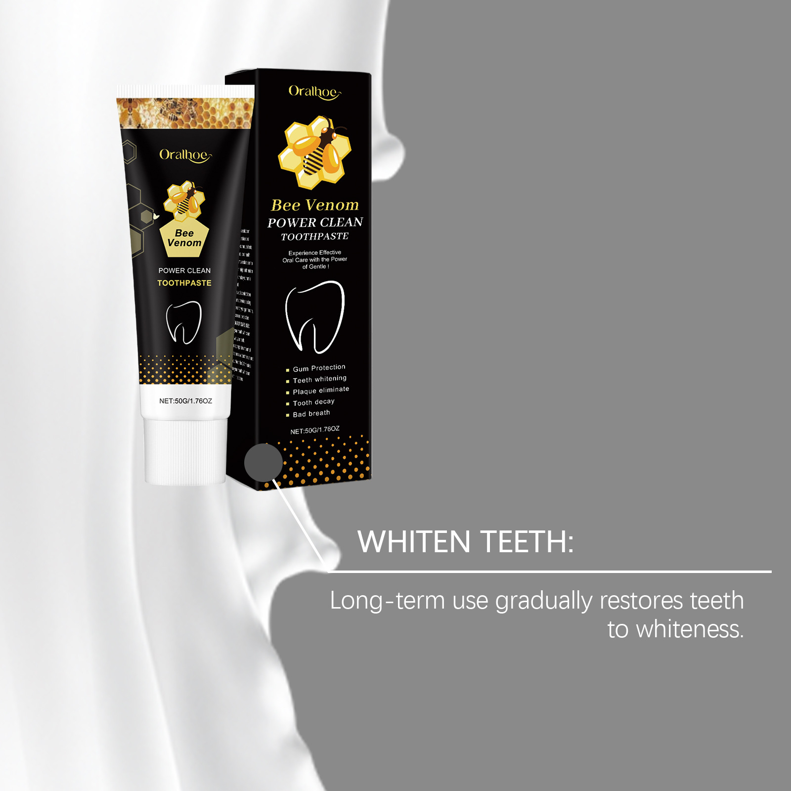 ORALHOE Bee Poison Cleaning Toothpaste