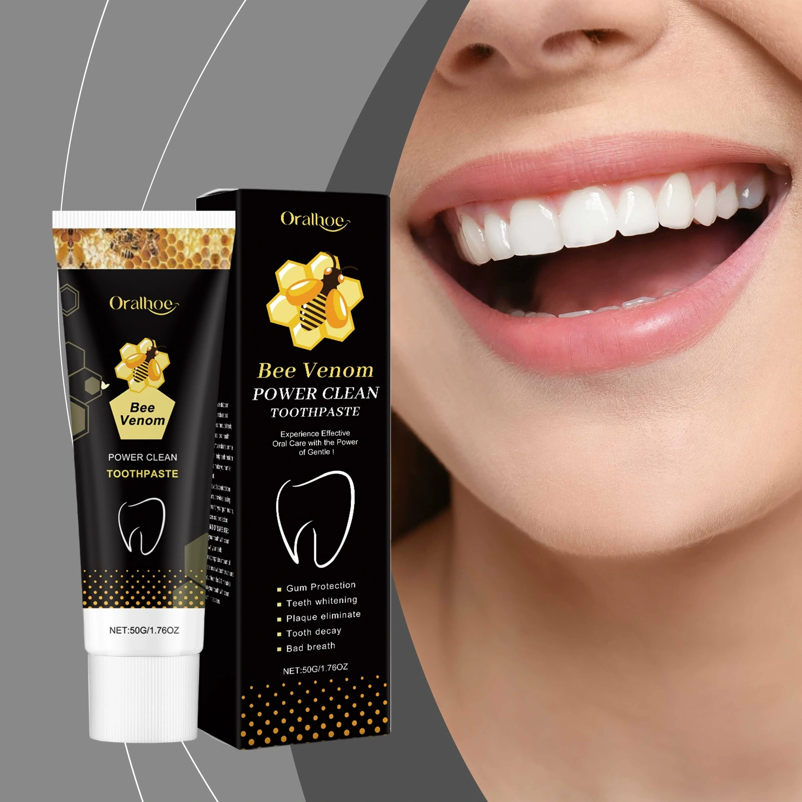 ORALHOE Bee Poison Cleaning Toothpaste