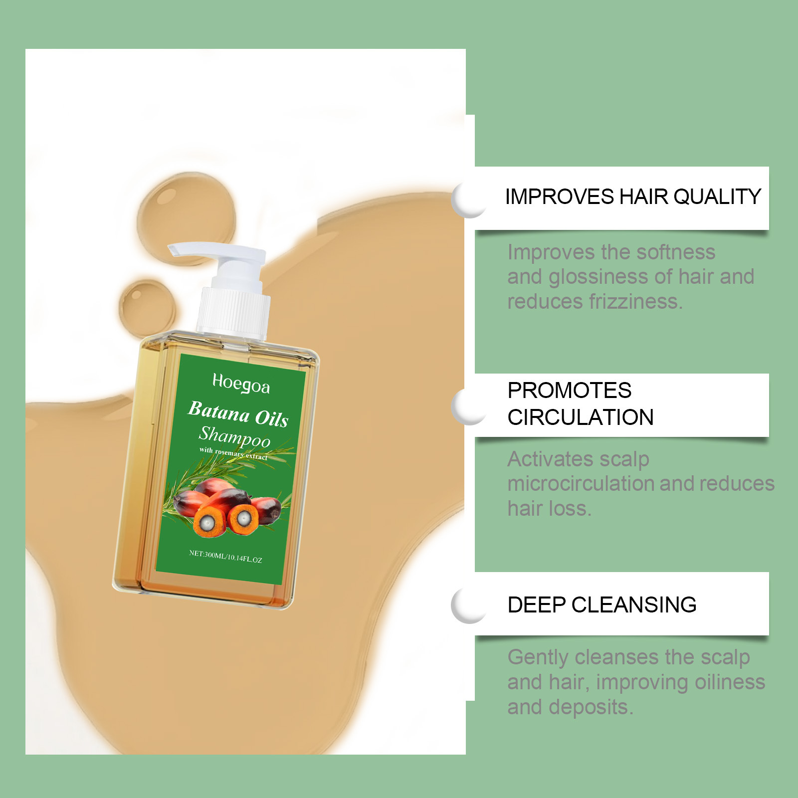HOEGOA Batana Hair Care Shampoo