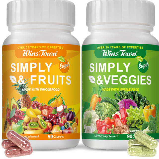 Supports Health Supplement Fruits and Vegetable Capsules