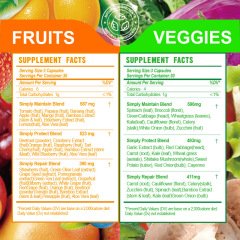 Supports Health Supplement Fruits and Vegetable Capsules