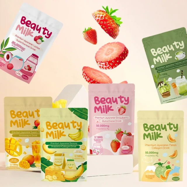 Beauty Face Milk Collagen  Drink Powder 10sachet 18g Original
