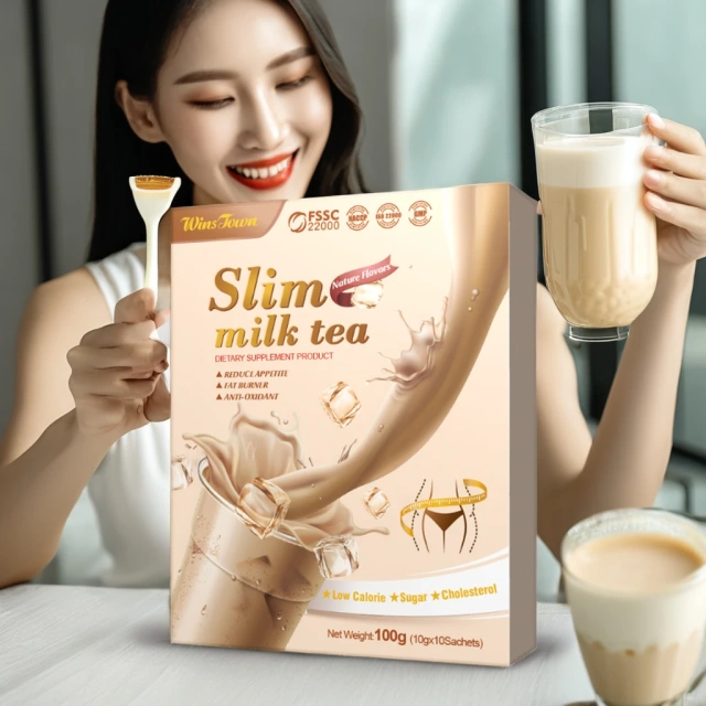 Slim Milk Tea Original Taste Milk Tea Can Reduce Belly Fat Burning Delicious Weight Loss Detox Personal Healthcare Slim Milk Tea