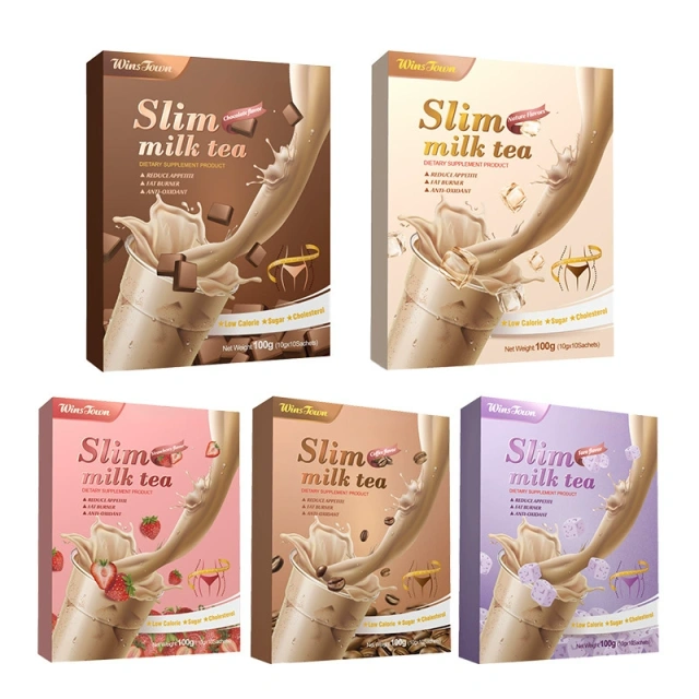Slim Milk Tea Original Taste Milk Tea Can Reduce Belly Fat Burning Delicious Weight Loss Detox Personal Healthcare Slim Milk Tea