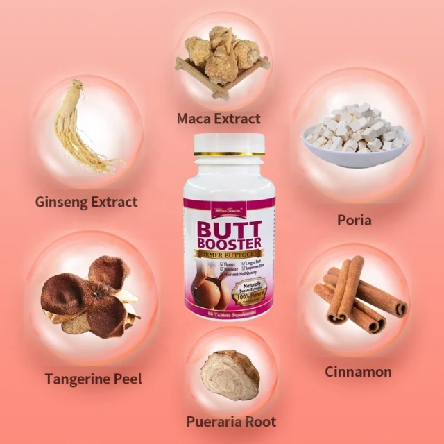Healthy Big Butt Booster Tablets Lift Growth Buttock up Hips and Butt Enhancement Pills