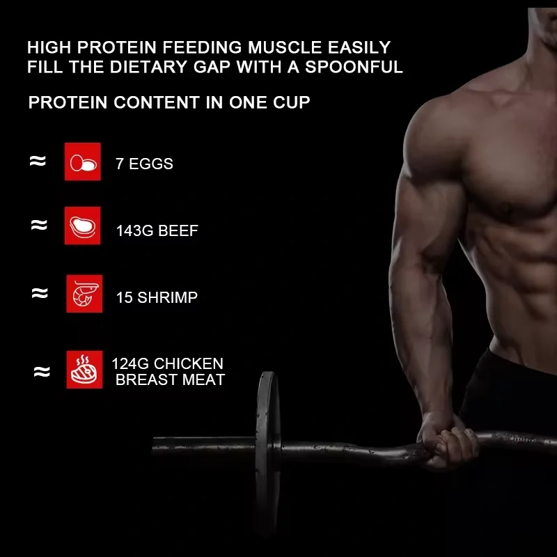 Oem Production and Custom logo Muscle Protein Supplement Nutritional Protein High Content Immunity Whey Protein Powder