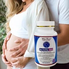 Winstown Men Fertility Tablet Male Natural Organic Herbs Pills Maca Sperm Increase Fertility Capsule for Having Baby