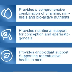 Winstown Men Fertility Tablet Male Natural Organic Herbs Pills Maca Sperm Increase Fertility Capsule for Having Baby