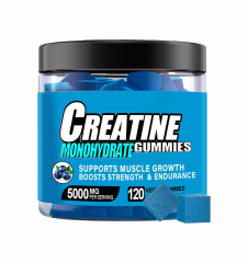 OEM Creatine Monohydrate Gummy 5g of Creatine Monohydrate Per Serving for Women&Men Energy Booster Creatine Gummies