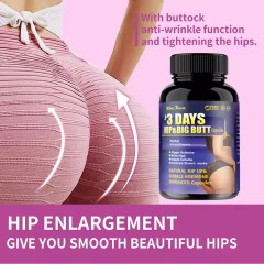 Premium Adult Butt Enhancement Capsules 3-Day Hip and Big Butt Lift Pills for Glute Growth Lifting and Firming Supplement