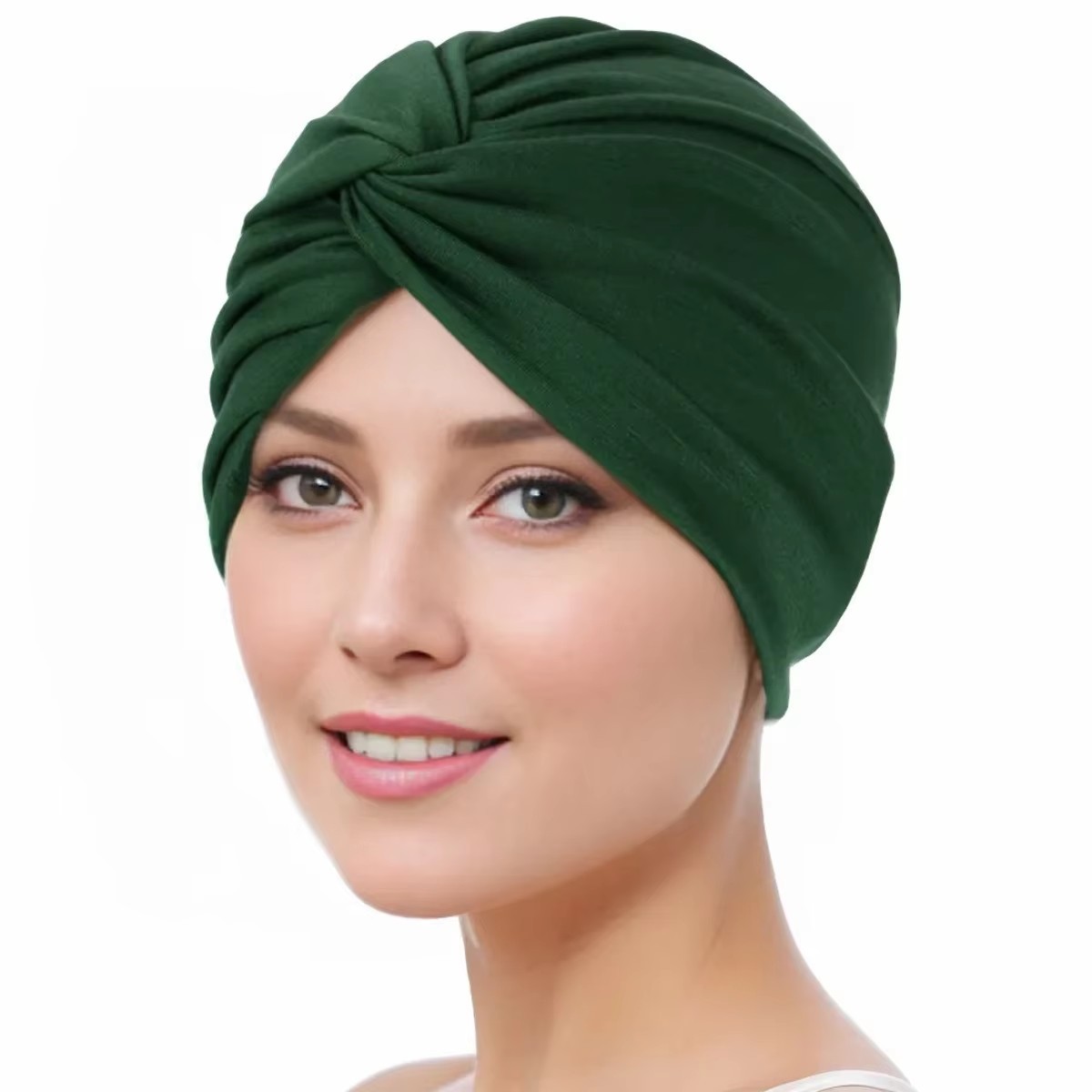 Women Turban Pre-tied Bonnet Knot Beanie Hats Headwrap Adult Lady Hijab Scarf Muslim Headscarf Caps