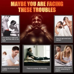 Men's Sexual Massage Cream Penis Enhancement Longer and Thicker Erotic Enhancement Erection Cream Sex Products Penis Growth Oil
