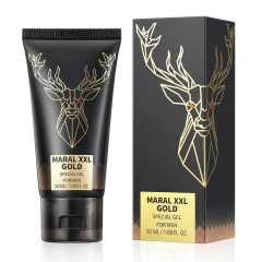 Intensive Golden Deer Head Male Penis Massage Plus Gel Private Part Repair Cream Adult Products Wholesale