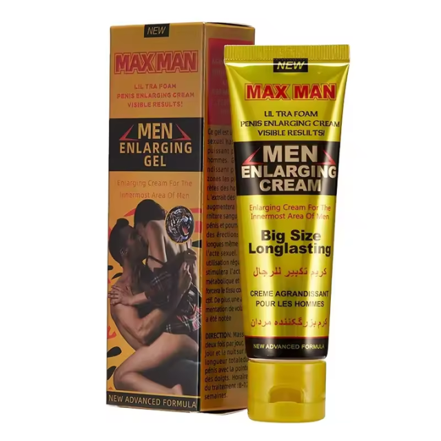 Men's Sexual Massage Cream Penis Enhancement Longer and Thicker Erotic Enhancement Erection Cream Sex Products Penis Growth Oil