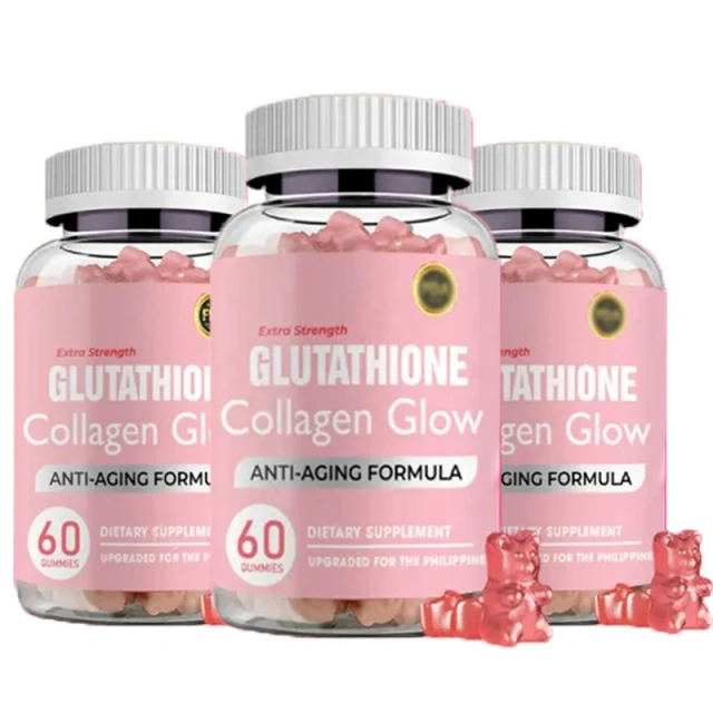 Skin Supplement Private Label Skin Whitening Gummies Biotin Collagen Skin Glow Gummy L-GLUTATHIONE GUMMIES Glowing