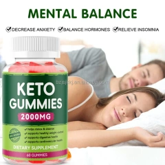 OEM Organic Apple Cider Vinegar Gummy Candy Burn Fat Weight Loss Gummies Natural KETO ACV Gummy Healthcare