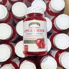 60pcs Apple Cider Vinegar Gummies Private Label Slimming Apple Cider Vinegar Gummy Vitamins Healthcare Supplement