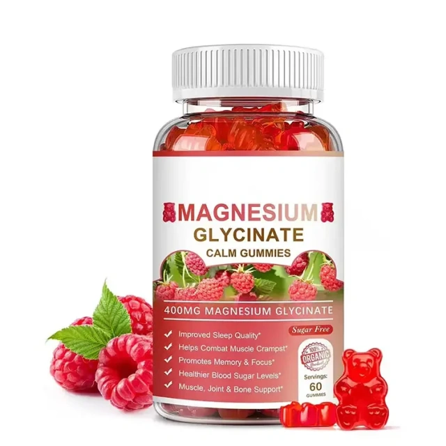 OEM Private Label Magnesium Complex Gummies Magnesium Citrate Magnesium Glycinate With Zinc Supplement for Calm Relaxation