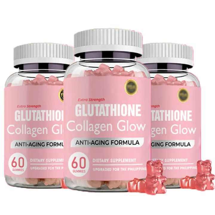 Skin Supplement Private Label Skin Whitening Gummies Biotin Collagen Skin Glow Gummy L-GLUTATHIONE GUMMIES Glowing
