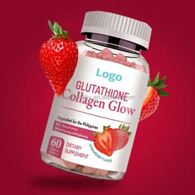 OEM Private Label Brightening Gummies L-Glutathione Collagen Supplements Collagen L-glutathione Gummies