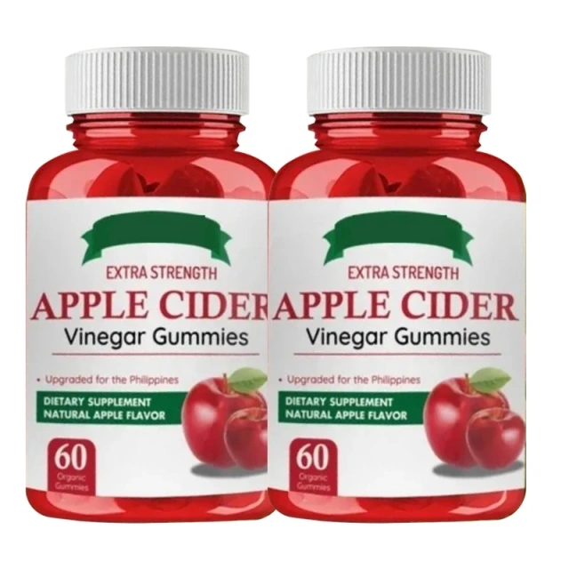 60pcs Apple Cider Vinegar Gummies Private Label Slimming Apple Cider Vinegar Gummy Vitamins Healthcare Supplement