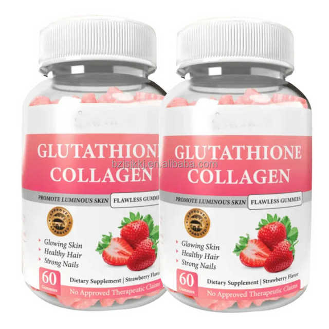 WelnessWays Glow Collagen Glow Gummies Strawberry Flavor 60 Chewable Gummies
