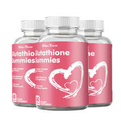 Glutathione Plus Skin Whitening Glowing Product Skin Lightening Collagen Supplement Private Label Glutathione Gummies