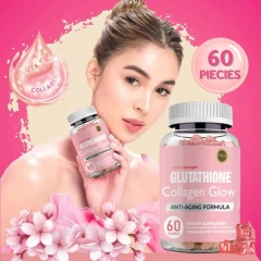 Skin Supplement Private Label Skin Whitening Gummies Biotin Collagen Skin Glow Gummy L-GLUTATHIONE GUMMIES Glowing