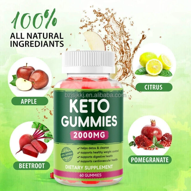 OEM Organic Apple Cider Vinegar Gummy Candy Burn Fat Weight Loss Gummies Natural KETO ACV Gummy Healthcare