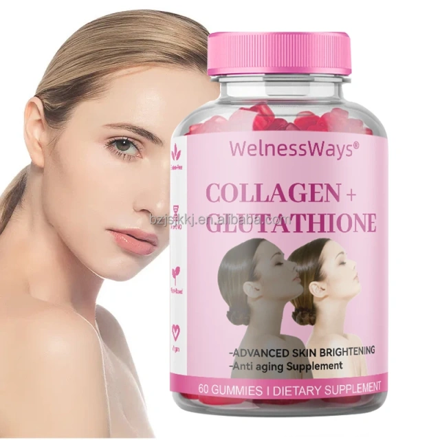 Skin Whitening Collagen Gummies With Biotin and Vitamins C Powder Collagen Gummies WelnessWays