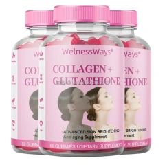 Skin Whitening Original  Glutathione Collagen Gummies Glow Supplements Glutathione Gummy Candy