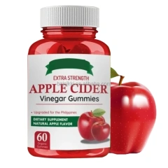 60pcs Apple Cider Vinegar Gummies Private Label Slimming Apple Cider Vinegar Gummy Vitamins Healthcare Supplement