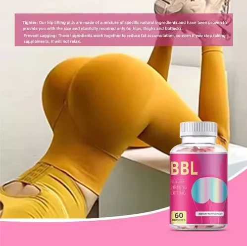 Hip and Butt Gummies for Women's  Hips Maca Bbl Gummies