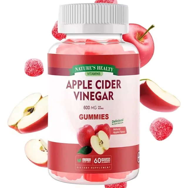Vitahealthy OEM/ODM Private Label Factory Supply Natural Product Hign Quality 600 mg apple Cider Vinegar Gummies