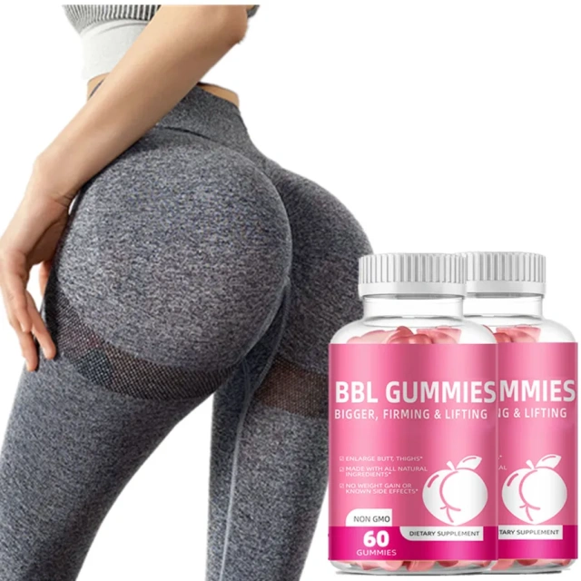 Wholesale Price Private Label Vegan Butt Enhancement Gummy Enhancement Original Bbl Gummies the Real Original Butt Enhancement