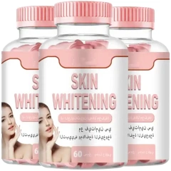 Private Label Skin Whitening Product Smoothing Care Healthy Skin Lightening Detox for Herbal Glow Gummy