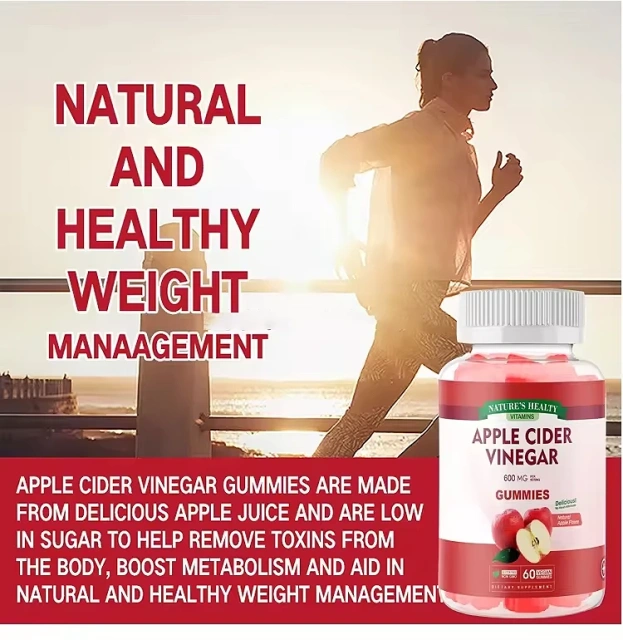 Vitahealthy OEM/ODM Private Label Factory Supply Natural Product Hign Quality 600 mg apple Cider Vinegar Gummies