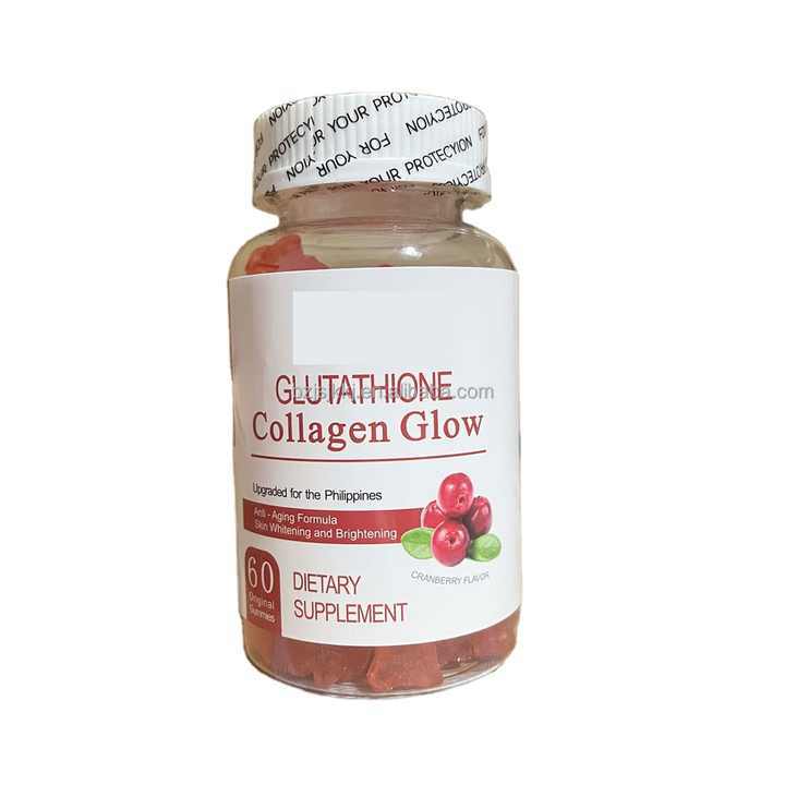 Hot Sale Anti Aging Formula Hydrolyzed Glutathione Collagen Glow Gummies Glowing Skin for Women in Philippine