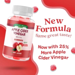 Vitahealthy OEM/ODM Private Label Factory Supply Natural Product Hign Quality 600 mg apple Cider Vinegar Gummies