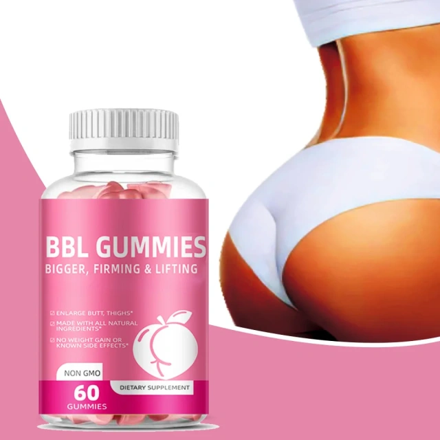 Wholesale Price Private Label Vegan Butt Enhancement Gummy Enhancement Original Bbl Gummies the Real Original Butt Enhancement