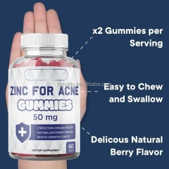 ZINC FOE ACNE GUMMIES Women's Whitening Spot Removal, and Acne Elimination