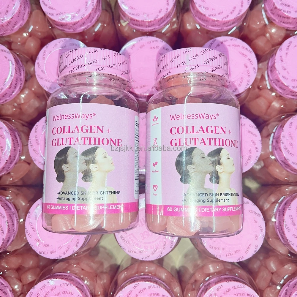 Skin Whitening Collagen Gummies With Biotin and Vitamins C Powder Collagen Gummies WelnessWays