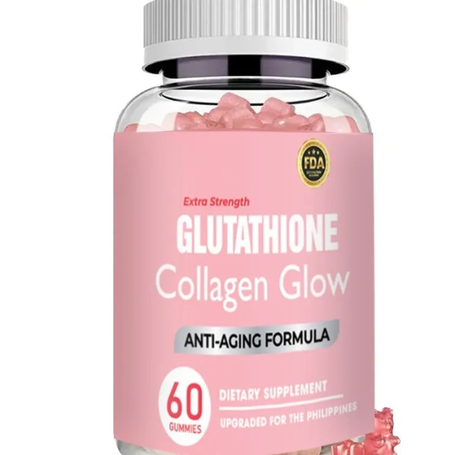 Oem Manufacturing logo Anti-Aging Collagen Collagen Gummies with Vitamin K for Skin Whitening  Anti-Aging Support Supplements