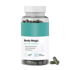 OEM Private Label Body Magic Chlorophyll Capsules Adult-Friendly Parsley Leaf Supplements for Health and Wellness One Bottle