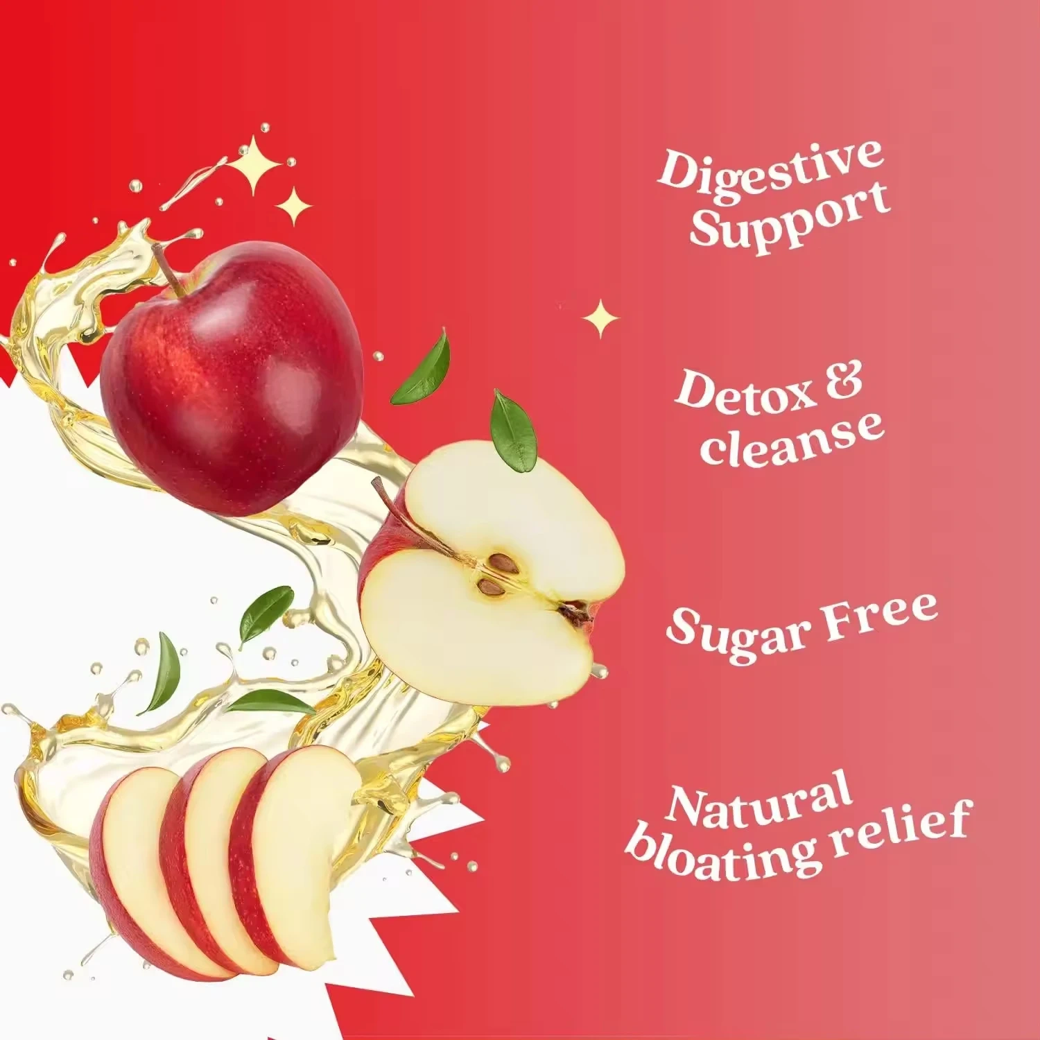 Vitahealthy OEM/ODM Private Label Factory Supply Natural Product Hign Quality 600 mg apple Cider Vinegar Gummies