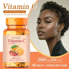 Biyode Fast Shipping Vitamin C Capsules Effective Formula Vitamins Tablets for Adults Not for Pregnant Women