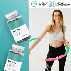 OEM Private Label Body Magic Chlorophyll Capsules Adult-Friendly Parsley Leaf Supplements for Health and Wellness One Bottle