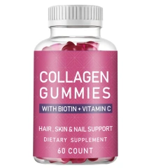 13 in 1 pink Glutathione Glow Collagen Hyaluronic Acid Gummies Natural Flavor Collagen with Biotin Vitamin Gummy for Women