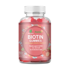 Private Label Biotin Gummies Biotin Keratin Collagen Hair Skin and Nails Vitamins Biotin Supplement Gummies