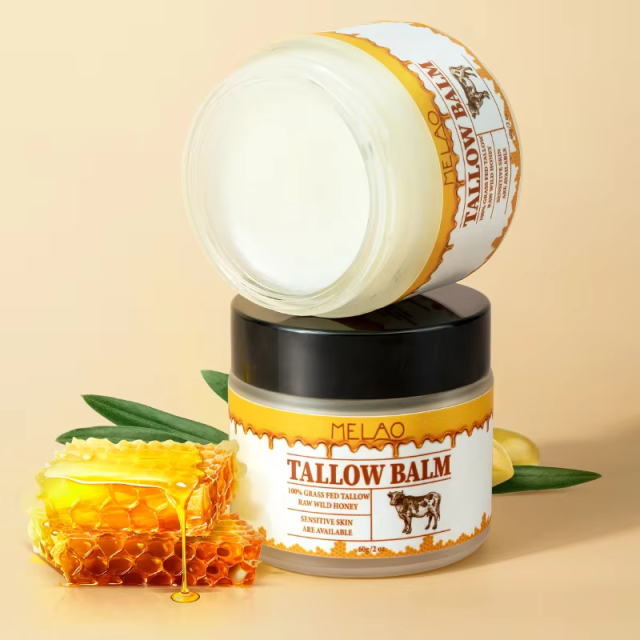 Nourishing facial care, repairing and moisturizing cream as a substitute for cow fat fragrance cream